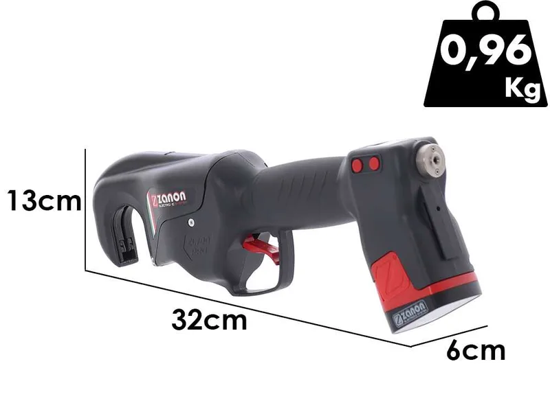 Zanon ZL 700 PRO - Lieuse de vigne électrique sans fil à batterie - 16,8 V 2,5 Ah