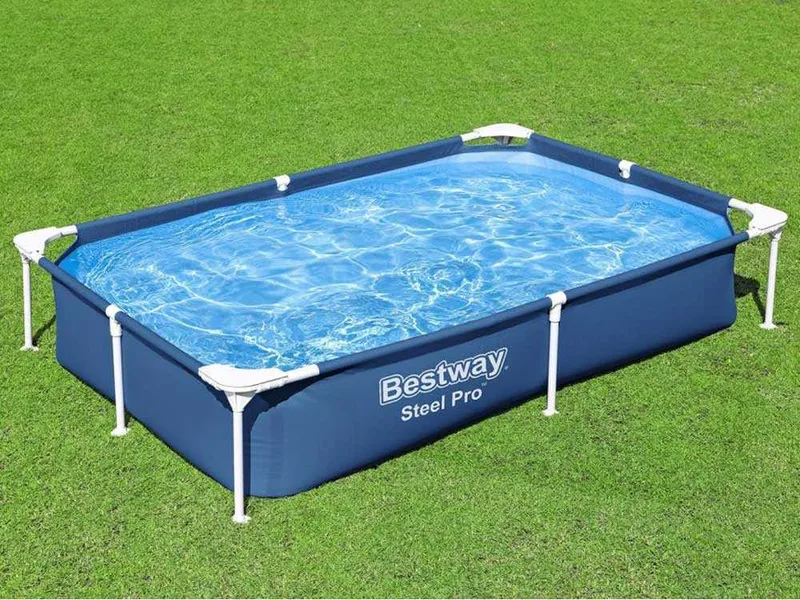 Bestway Steel Pro 56401 - 221x150x43 cm - Piscine hors-sol