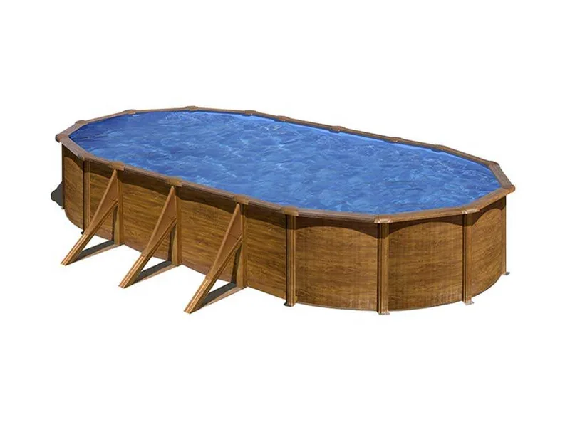 Gre Pacific Ovale 730x375x120cm - Piscine hors-sol en acier