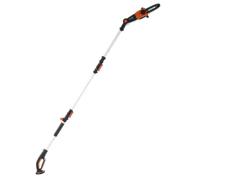 Perche d'élagage à batterie sur perche téléscopique Worx WG349E - 2Ah da 20V