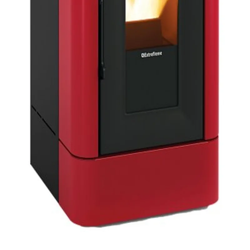 Extraflame LUCIA PLUS.16 - Rouge bordeaux poêle à granulés