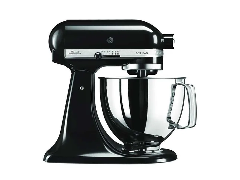 KitchenAid Artisan 5KSM125-EOB Noir Onyx - Batteur mélangeur planétaire à tête relevable