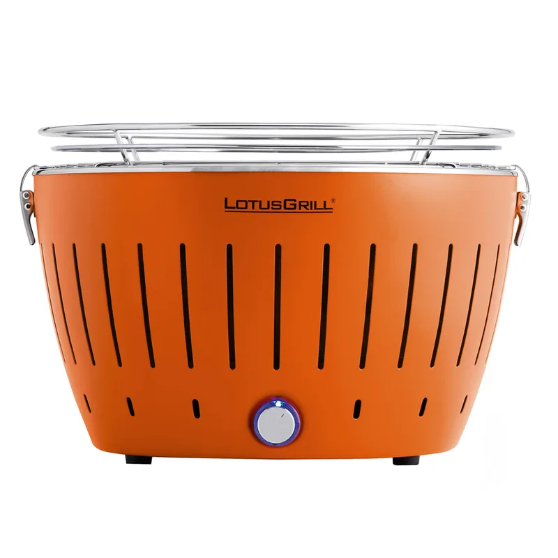 LotusGrill LG G34 U OR - Barbecue portable d'extérieur - Coque orange