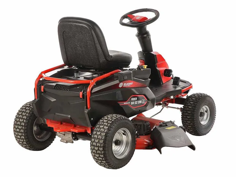 Blue Bird BR SD 108 - Tracteur tondeuse à batterie 48V/75Ah - Largeur de coupe 108 cm