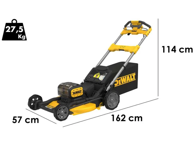 DeWalt DCMWSP156N-XJ - Tondeuse autotractée à batterie - Coupe 53 cm - 2x 18V 5Ah