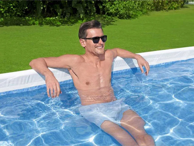 Bestway Power Steel 56441 - 404 x 201 x 100 cm - Piscine hors-sol