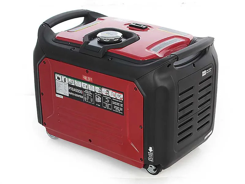 GeoTech Pro PTGA 5000i - Groupe électrogène inverter 4 kW monophasé silencieux avec ATS - dem. électrique