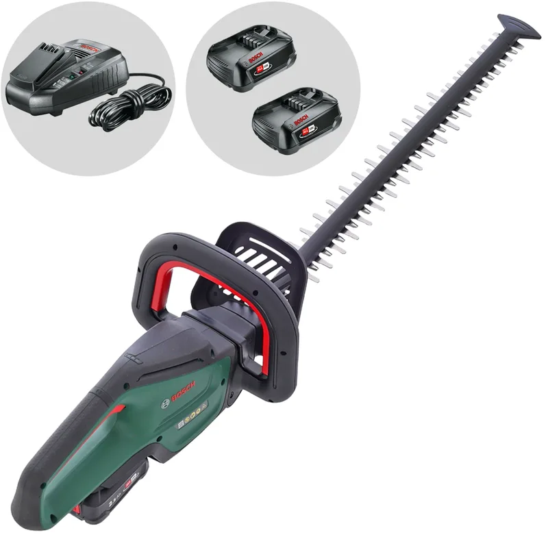 Bosch UniversalHedgeCut 18V-55 - Taille-haie à batterie 2 x 18 V/2.5 Ah - Lamier de 55 cm