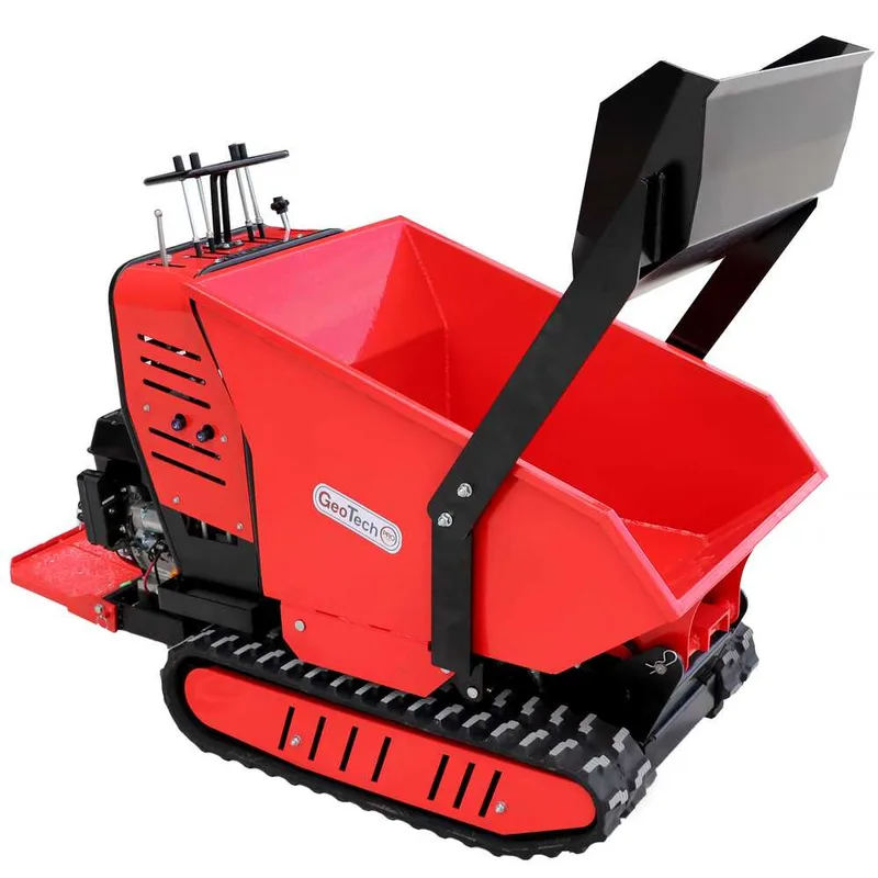 Brouette à chenilles GeoTech Pro Geoporter 550 DHS Hydro - benne dumper hydraulique 500 kg