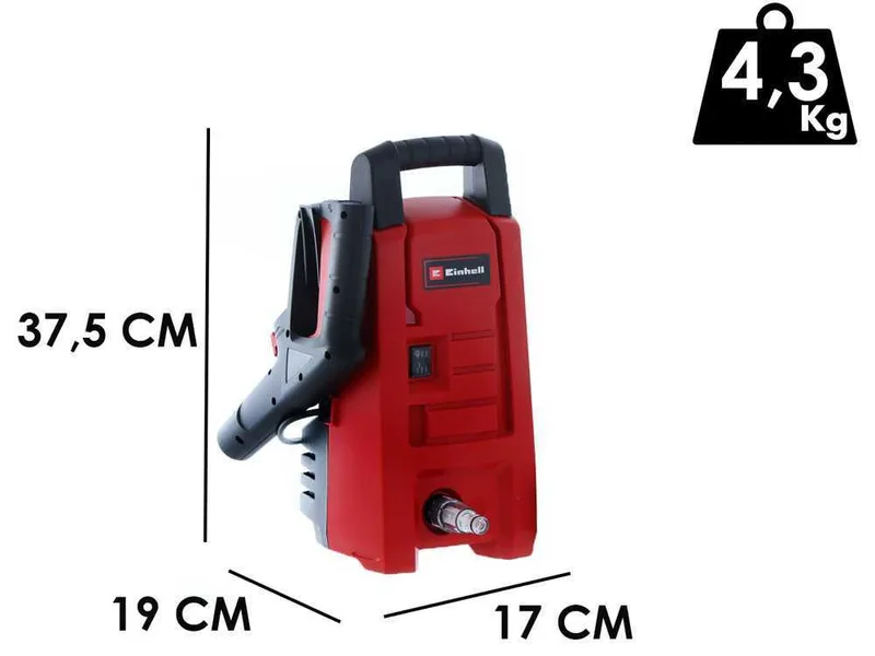 Einhell TC-HP 90 - Nettoyeur haute pression à eau froide portatif - 90 bar max - débit 372 l/h