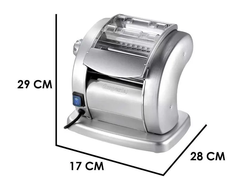 Imperia PastaPresto Classica gris argenté - Machine à pâtes électrique en INOX