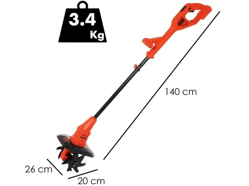Black & Decker BETL18B-XJ - Motobineuse à batterie 18V - sans batterie et sans chargeur