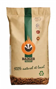 BADGER Pellets - Palette de 65 sacs de 15 kg (975 kg)