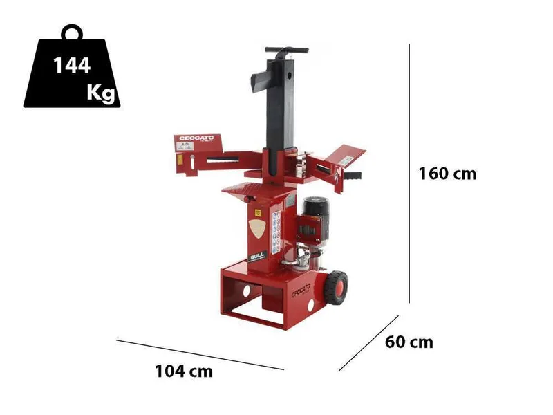Ceccato SPLE12T - Fendeuse à bois électrique - Verticale - 400V