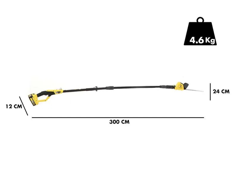 Karcher PHG 18-45 - Taille-haie sur perche télescopique à batterie 18V/2.5Ah