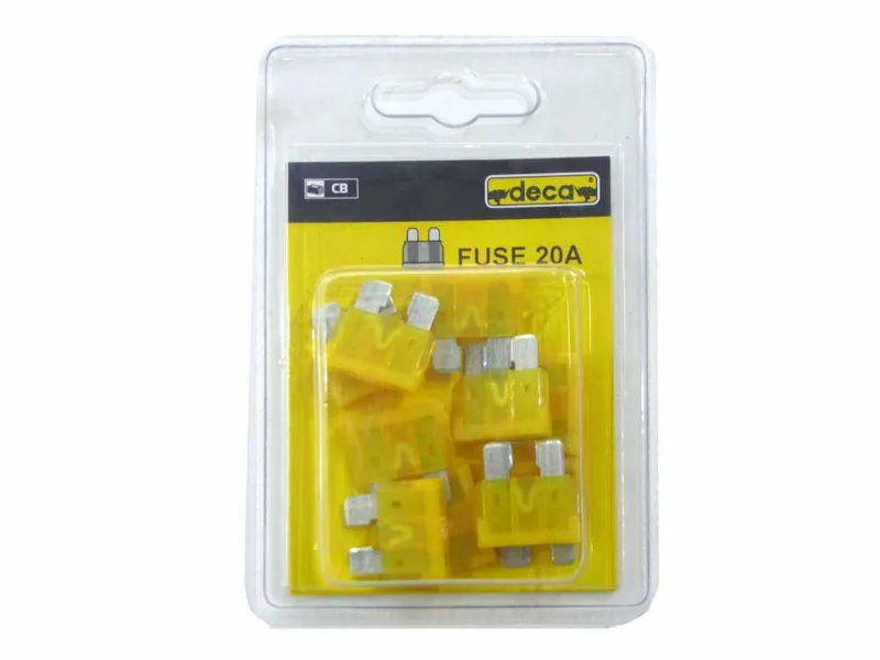 Fusibles 20A Deca - 10 pièces
