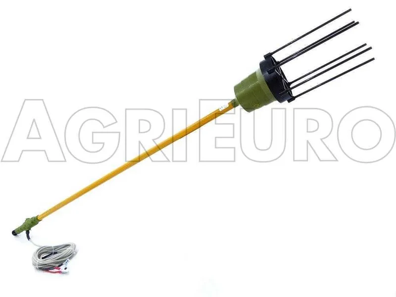 Oliviero Synthesis - Peigne vibreur électrique à batterie de 180 cm avec perche fixe en aluminium