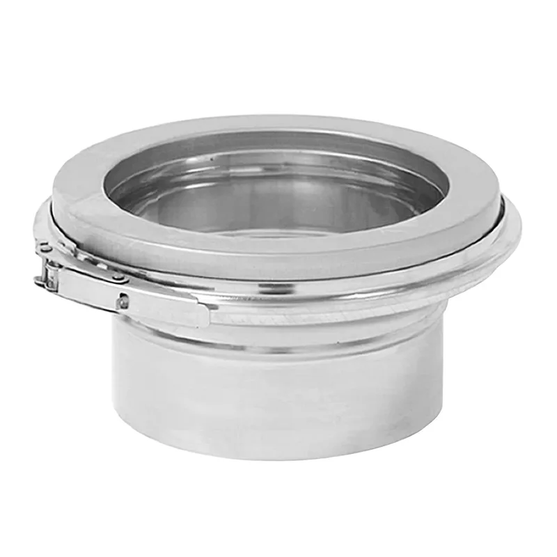 Opsinox conduit de cheminée en acier inoxydable 250 mm transition simple paroi à double paroi OV