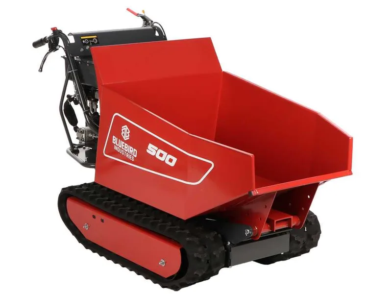 Blue Bird Carrier 500 DH - Brouette à moteur à chenilles - Benne dumper - Capacité 500 kg