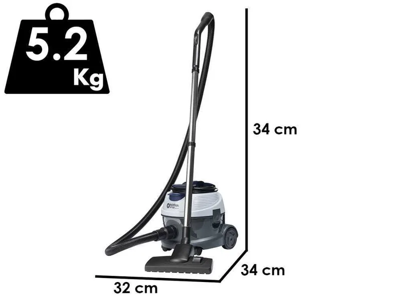 Nilfisk VP 100 EU - Aspirateur professionnel - Bidon en plastique 10 L - 880W