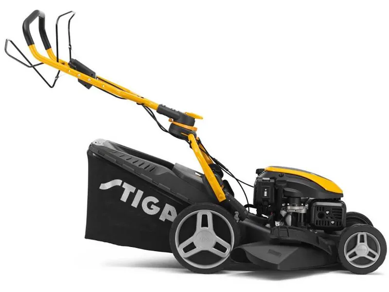 Stiga COMBI 753 SE - Tondeuse à gazon thermique tractée - 4 en 1 - Moteur Stiga ST 170 LS