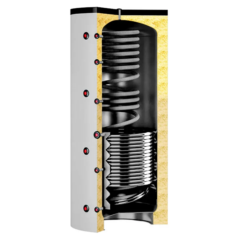 Réservoir tampon Hygienespeicher Laddotank HSK Speicher 2 800 (803 litres) avec 1 échangeur de chaleur solaire