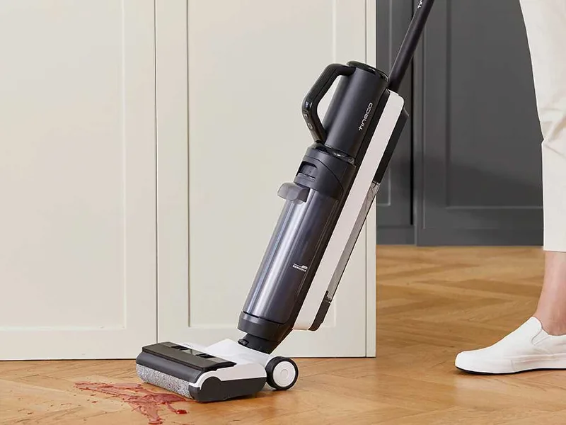 Tineco Floor One S5 Combo Plus - Nettoyeur de sols à batterie et aspirateur à main - 3 en 1 : lave, sèche et aspire