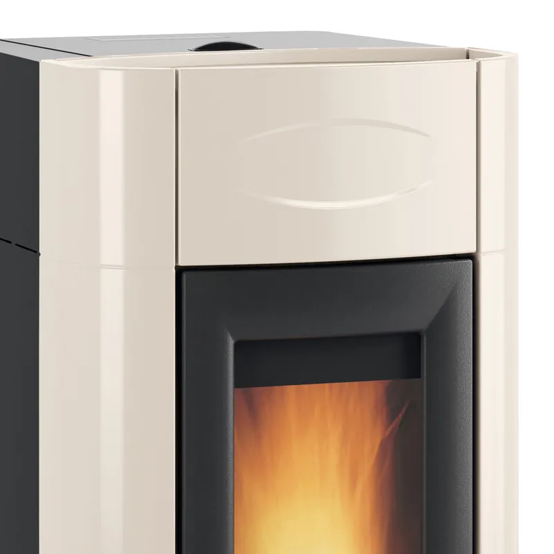 Extraflame Evolution Line Isidora Idro H20 poêle à granulés bouilleur Ivoire