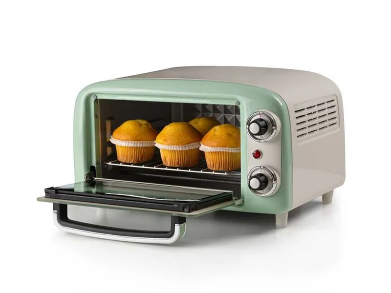 Ariete Vintage Vert - Four électrique statique - 10 L 800 W
