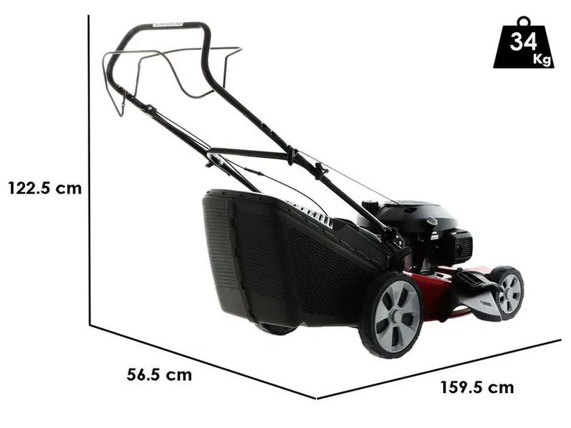 CastelGarden XC 53 HS - Tondeuse à gazon thermique tractée - 4 en 1 - Coupe 51 cm