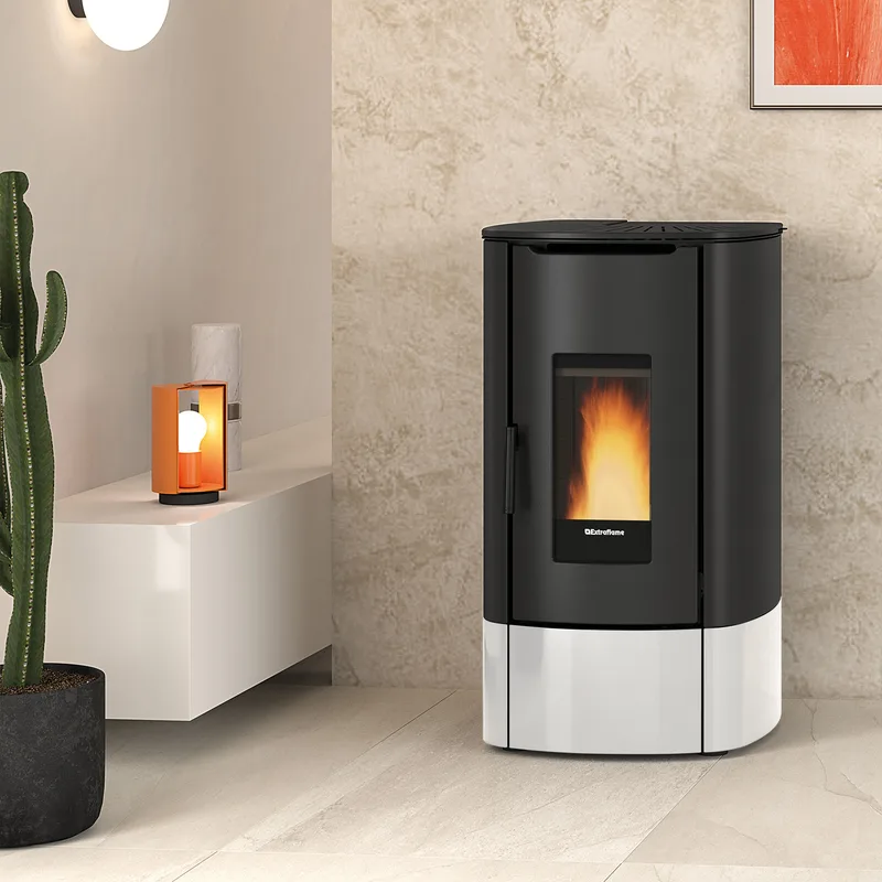 Extraflame angy TOP - Blanc poêle à granulés evolution line