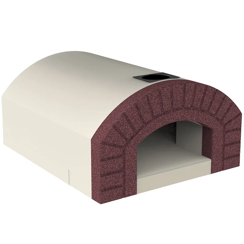 Linea VZ Sorrento - Four à bois encastrable avec plan de cuisson 72x105 cm - Capacité de cuisson 5 pizzas
