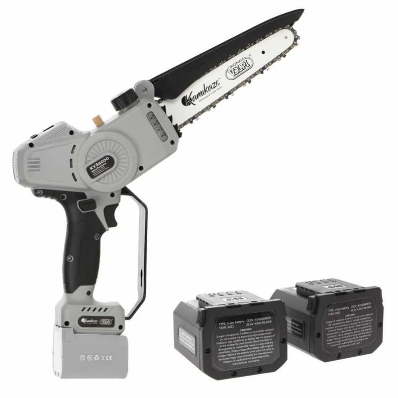 Élagueuse sur batterie Volpi KVS6000 - 21.6V 4 Ah - Barre de 19 cm