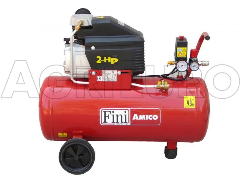 Fini Amico 50 MK 2400 - Compresseur d'air électrique monophasé - Moteur 2 CV - 50 L