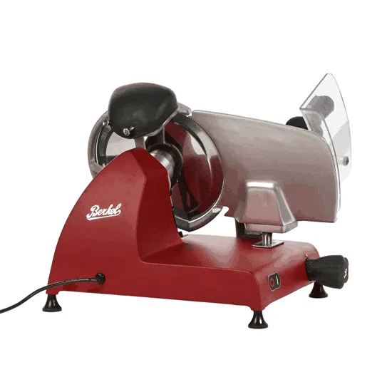Berkel Red Line 250 Rouge Opaque - Trancheuse avec lame en acier de 250 mm