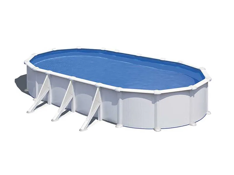 Gre Atlantis Ovale 800x470x132cm - Piscine hors-sol en acier