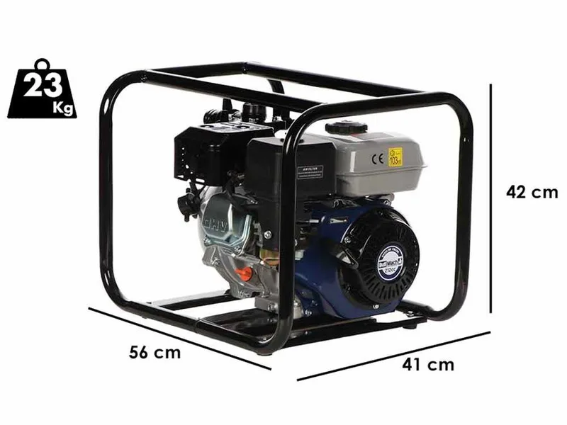 BullMach NAYLA 40 - Pompe thermique - Hauteur de refoulement élevée - avec raccord de 40/25/25 mm