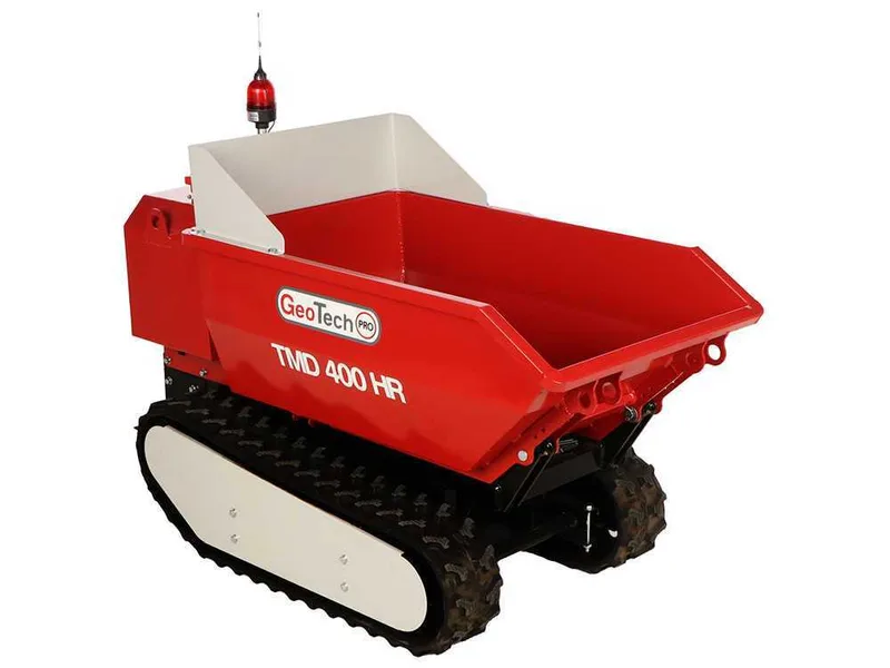 GeoTech Pro TMD 400 HR - Brouette à batterie radiocommandée - Basculement hydraulique - 48V 15Ah