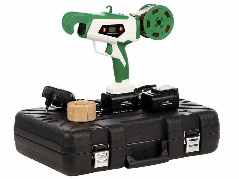 GreenBay TopTie 840 - Lieuse pour vignoble à batterie - 2 x 16.4V 2Ah