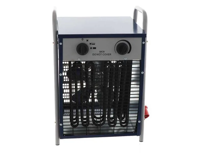 BullMach BM-EFH 9H - Générateur d'air chaud triphasé avec ventilation - 9kW