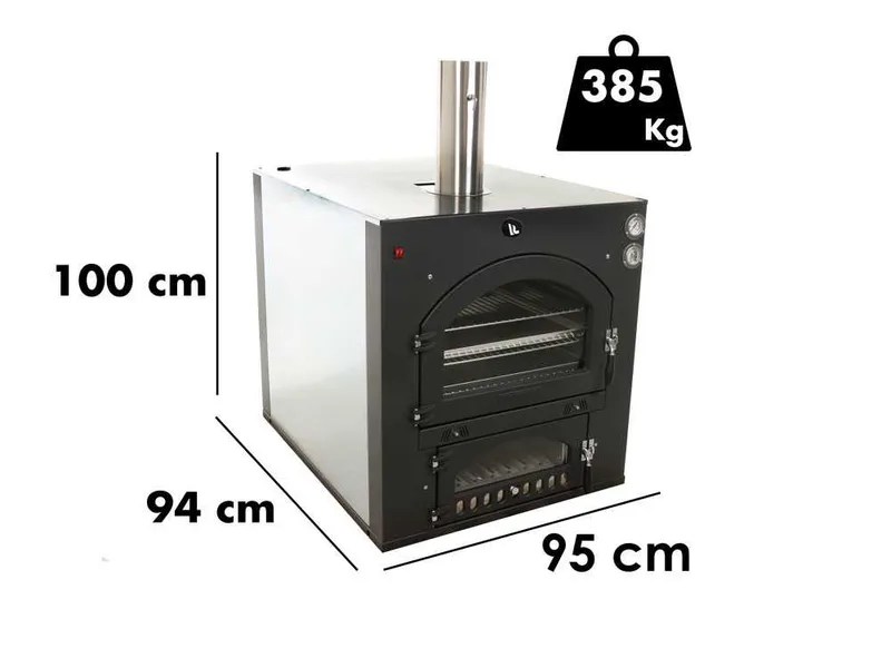 Fontana INC80X65QV - Four à bois encastrable
