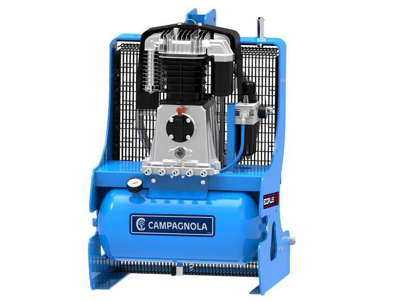 Compresseur avec attelage pour tracteur Campagnola PTO ECOPLUS 950 - Récolte des olives et taille