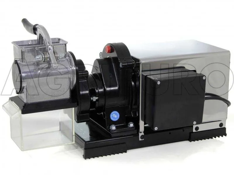 Reber 9010NP - Râpe électrique - N.5 - Moteur électrique à induction professionnel 1200W - Motoréducteur standard - INOX