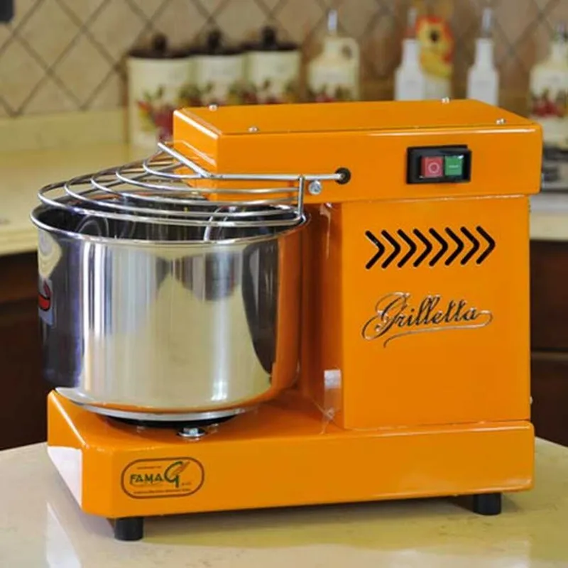 Pétrin à spirale électrique - Famag Grilletta IM5 Color - Orange 5 kg - 8 L
