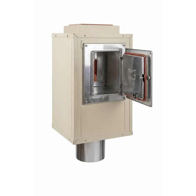 Schiedel Élément de gaine LB90 H=500 mm 270x270 mm avec raccord de ramonage PPL carré en haut Ø 200 mm