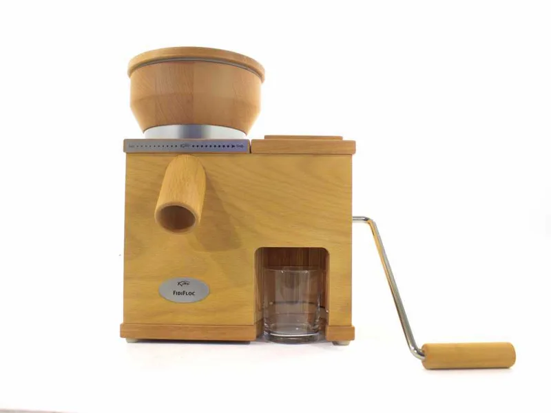 Komo Fidifloc 21 850g - Moulin à farine et floconneuse - Moteur de 250W