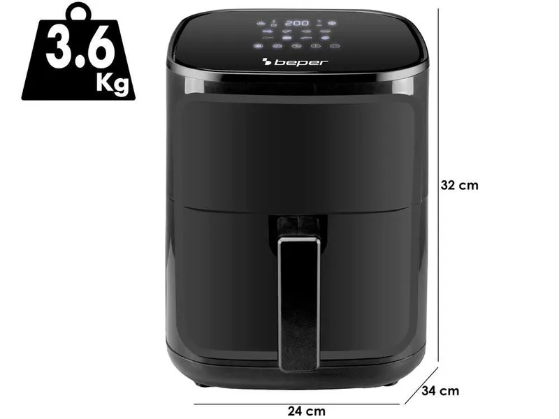 Beper P101FRI051 - Friteuse sans huile 5L