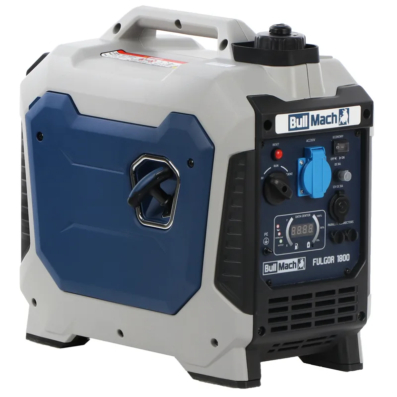 BullMach Fulgor 1800 - Groupe électrogène à inverter 2 Kw - Continu 1,8 kW monophasé