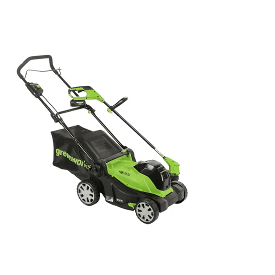Greenworks G48LM41ST25K2X - Kit Tondeuse à gazon à batterie + Coupe-bordure à batterie - 48V - 2x 24V/2Ah