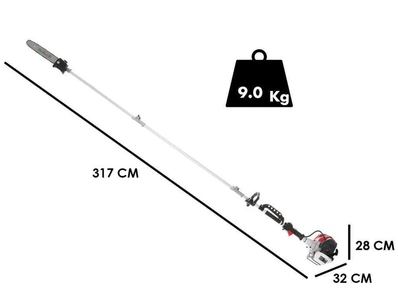 GeoTech GT-2 43 L - Débroussailleuse thermique multifonction